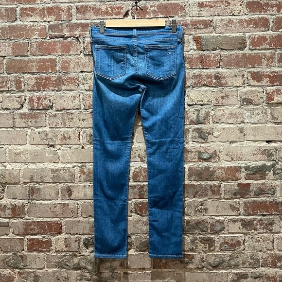 Rag & Bone Capri Skinny Jeans Finch Wash Blue Denim Size 25 - Picture 9 of 9